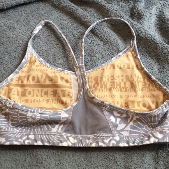 Lululemon Gray Sports Bra - Picture 2 of 2